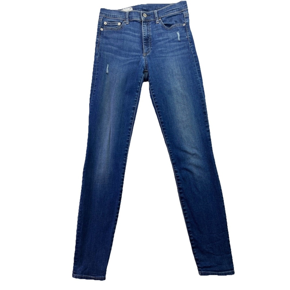 Gap 1969 Resolution‎ True Skinny High Rise Denim Jeans Womens 28 Regular